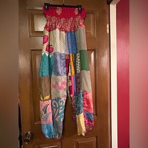 Colorful Patchwork Pants